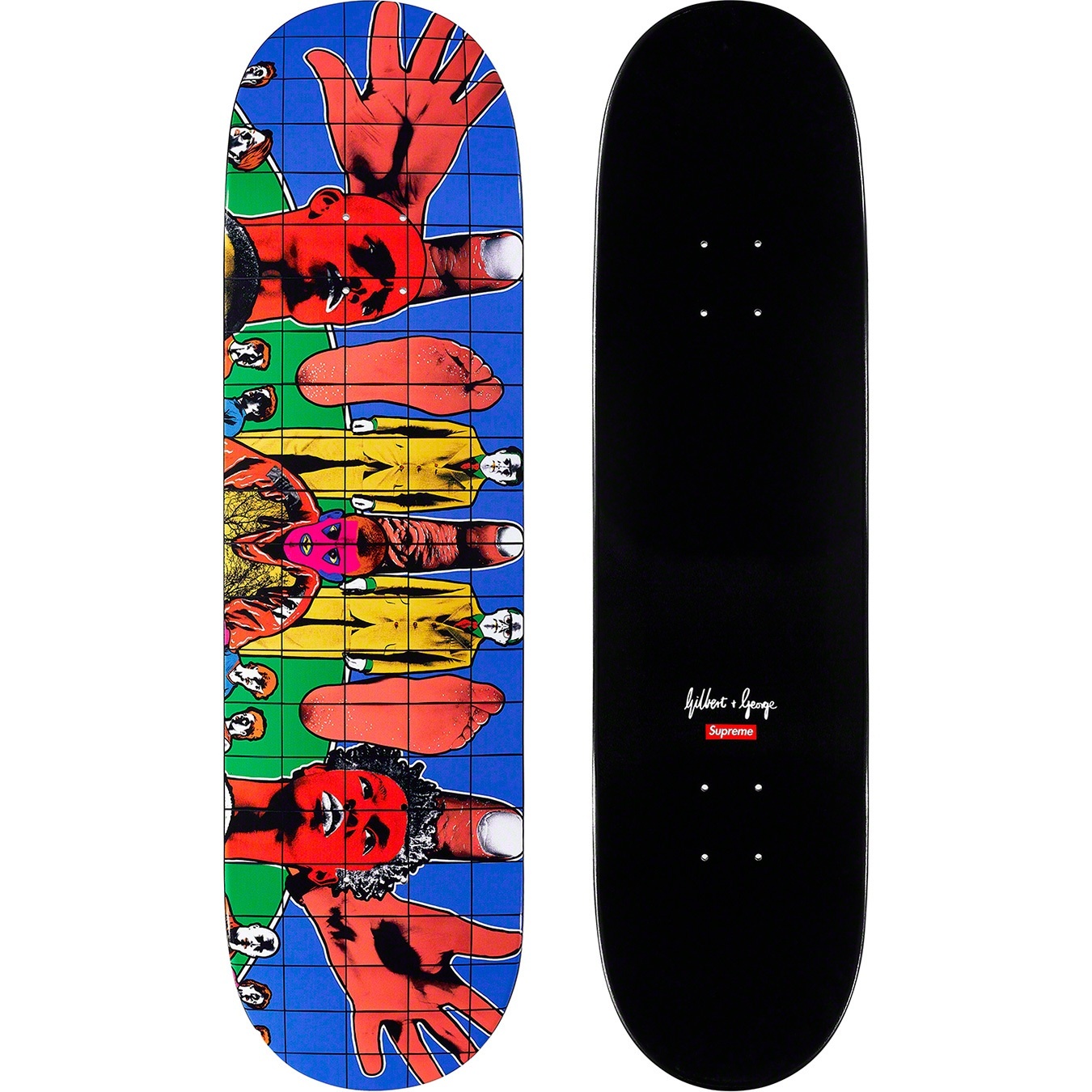 Gilbert & George/Supreme DEATH AFTER LIFE Skateboard view 2